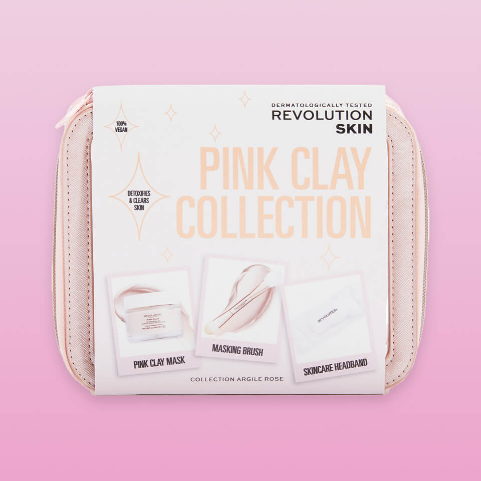 A photo of Revolution Skincare The Pink Clay Collection Skincare Gift Set